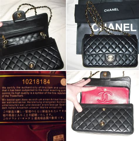 fake black chanel bag|authentic chanel bag serial number.